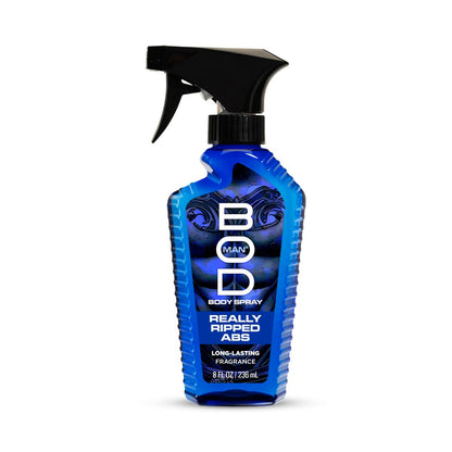 BOD Man Fragrance Body Spray, Really Ripped Abs, 8 fl oz