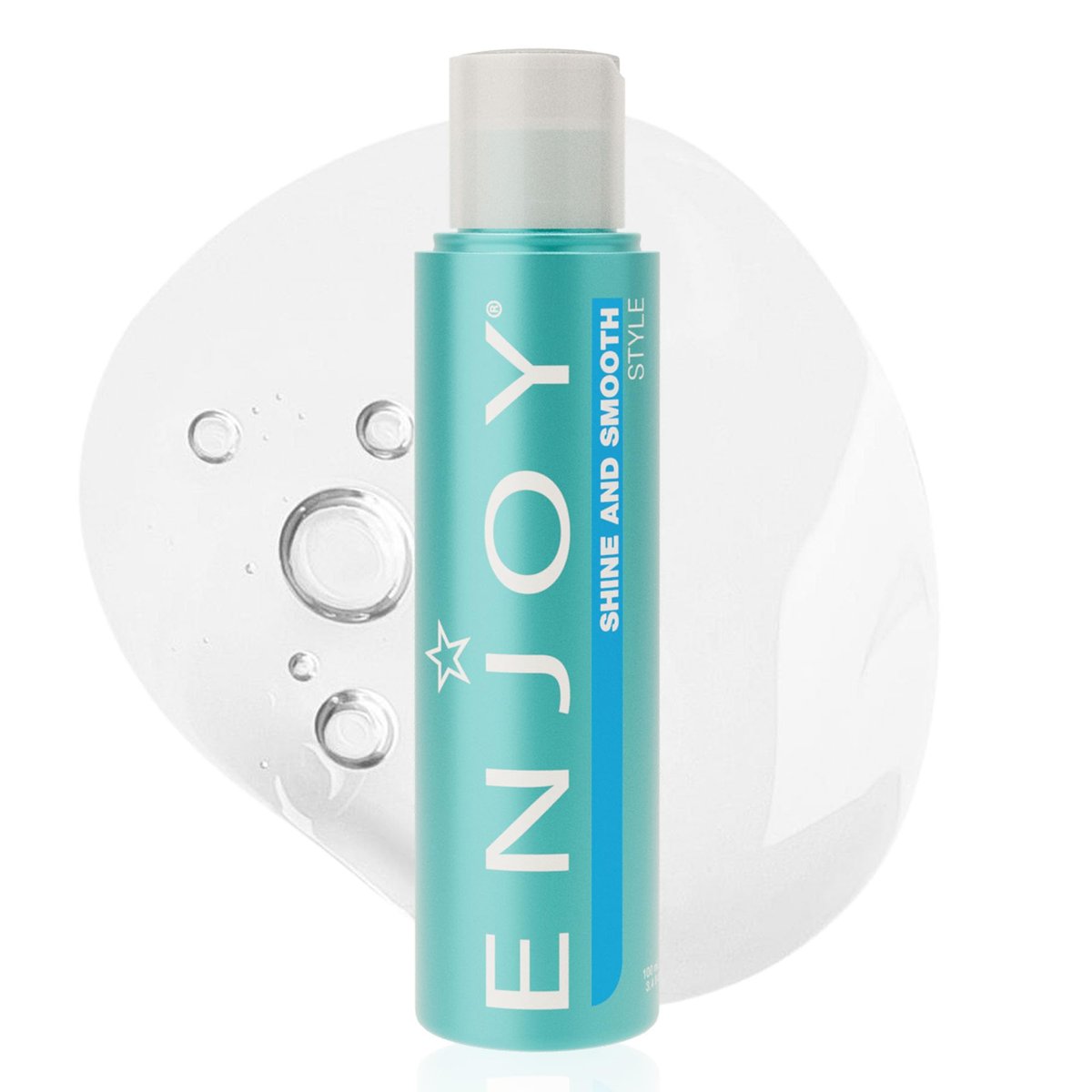 Enjoy Shine & Smooth Frizz Control Hair Gel - Moisture Locking Formula for Silky, Weightless Hair (3.4 oz) Avelisse