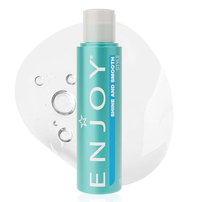 Enjoy Shine & Smooth Frizz Control Hair Gel - Moisture Locking Formula for Silky, Weightless Hair (3.4 oz) Avelisse