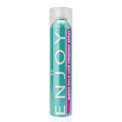 Enjoy Super Hold Hair Finishing Spray – Extra Firm Flexible Hold, Quick-Drying, Humidity-Resistant Hairspray for Volume & All-Day Control, 10 oz Avelisse