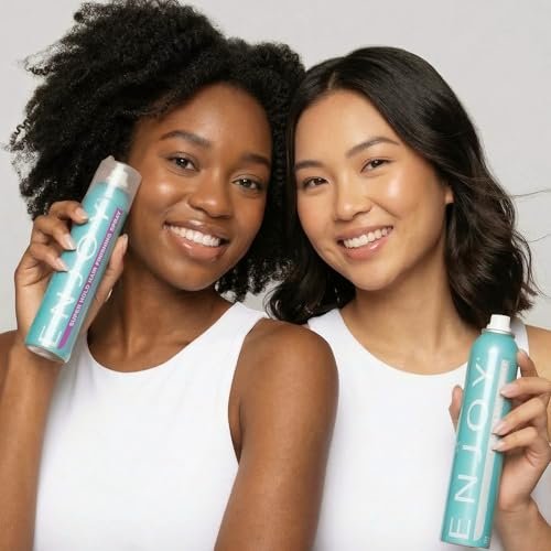 Enjoy Hair Finishing Spray - Firm Flexible Hold & Fast-Drying Hairspray for Volume & Shine, 10 oz Avelisse