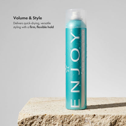 Enjoy Hair Finishing Spray - Firm Flexible Hold & Fast-Drying Hairspray for Volume & Shine, 10 oz Avelisse