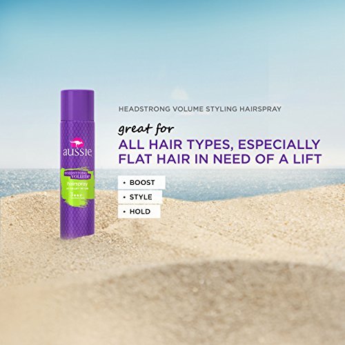 Aussie Headstrong Volume Aerosol Hair Spray, 10 Ounce - Maximum Hold, Volumizing Formula Avelisse