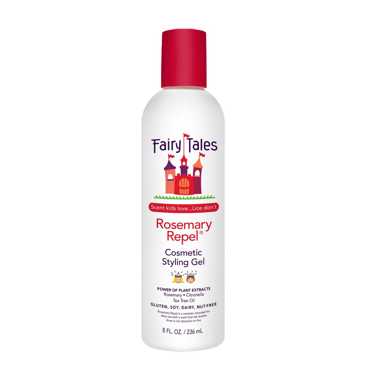 Fairy Tales Rosemary Repel Daily Kids Hair Gel – Lice Deterrent, 8 fl oz - görsel 1