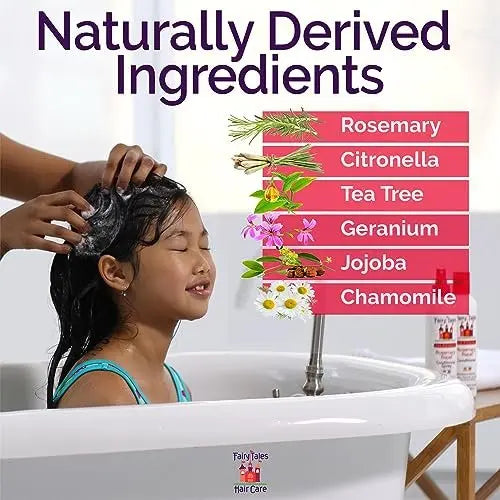 Fairy Tales Rosemary Repel Daily Kids Shampoo – 12 fl oz, Lice Deterrent, Kids Love the Smell Avelisse