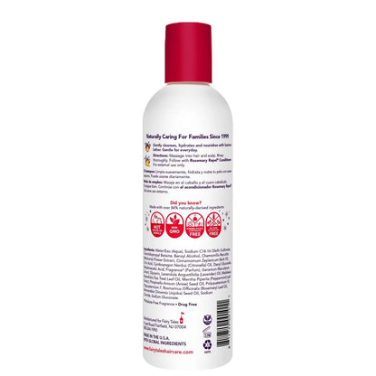 Fairy Tales Rosemary Repel Daily Kids Shampoo – 12 fl oz, Lice Deterrent, Kids Love the Smell Avelisse