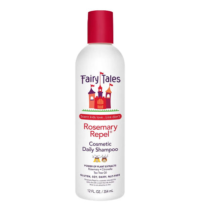 Fairy Tales Rosemary Repel Daily Kids Shampoo – 12 fl oz, Lice Deterrent, Kids Love the Smell Avelisse