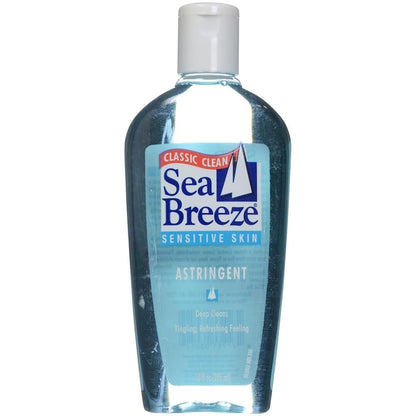 Sea Breeze Fresh-Clean Astringent for Sensitive Skin, 10 fl oz (295 ml) - Gentle Toner & Astringent