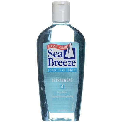 Sea Breeze Fresh-Clean Astringent for Sensitive Skin, 10 fl oz (295 ml) - Gentle Toner & Astringent