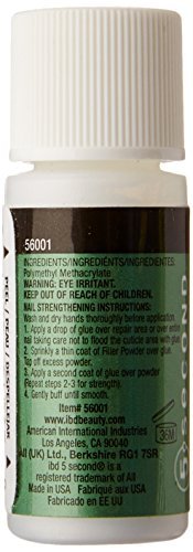 IBD 5 Second Nail Filler Powder - White Ridge Filler for Smooth Nail Surface - görsel 4