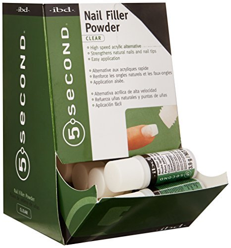 IBD 5 Second Nail Filler Powder - White Ridge Filler for Smooth Nail Surface - görsel 6