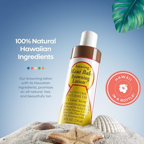 Maui Babe Browning Lotion – Natural Sun-Kissed Glow, 8 oz - görsel 3