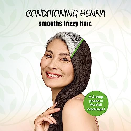 Light Mountain Henna Hair Color & Conditioner, Chestnut - Chemical-Free Semi-Permanent Hair Dye for Gray, White, Blonde, or Highlighted Hair, 7 oz - görsel 10