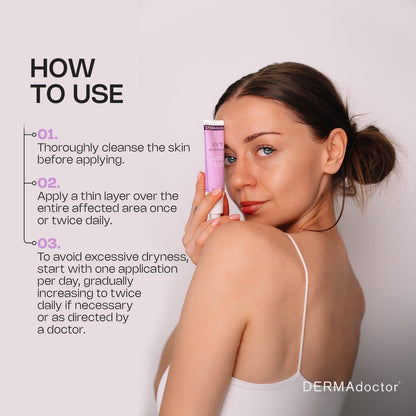DERMAdoctor Ain't Misbehavin' Salicylic Acid Acne Control Serum – Dermatologist-Formulated Spot Treatment for Cystic Acne & Blemishes with Tea Tree Oil, 1 oz