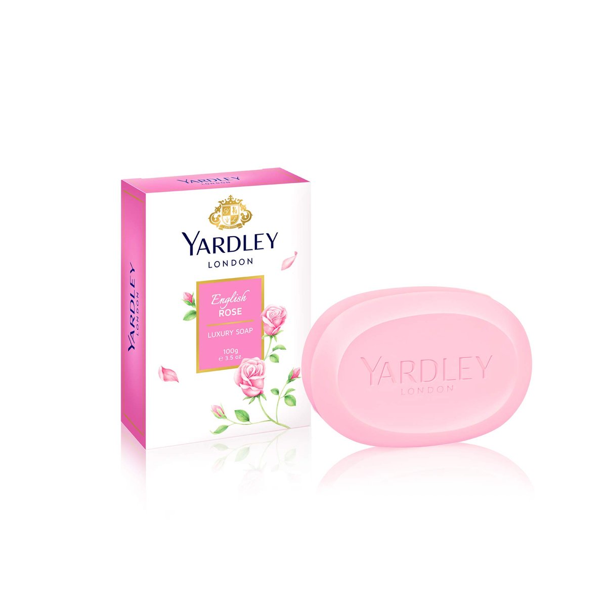 Yardley English Rose Soap 3-Bar Box: Classic Floral Scented Luxury Bath Soap - görsel 3