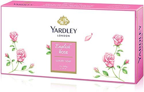 Yardley English Rose Soap 3-Bar Box: Classic Floral Scented Luxury Bath Soap - görsel 2