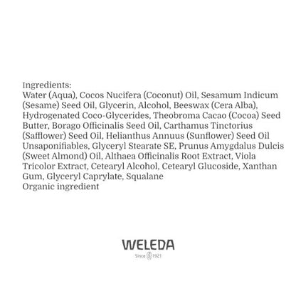 Weleda Mallow Body Lotion – 6.8 fl oz | Gentle Moisturizer for Sensitive Skin Avelisse