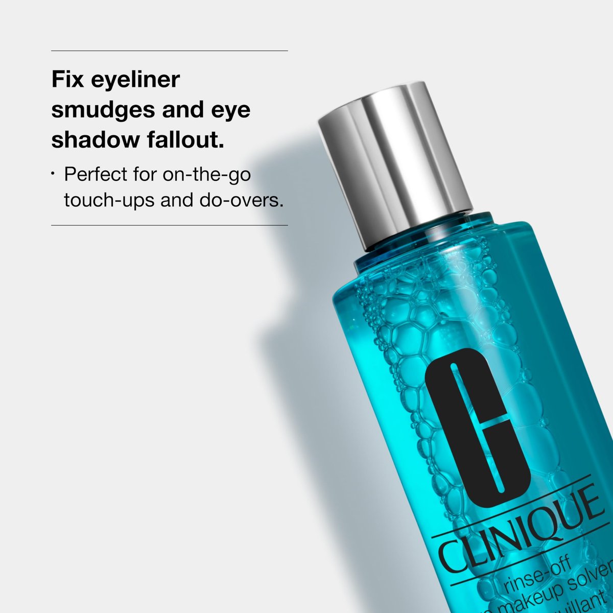 Clinique Rinse-Off Oil Free Eye Makeup Remover Solvent – Safe for Sensitive Skin, 4.2 Fl Oz - görsel 3