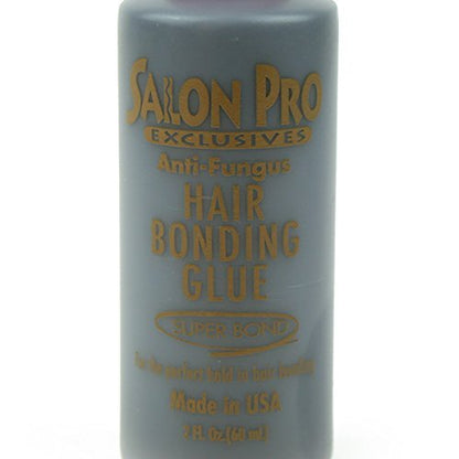 Salon Pro Anti-Fungus Hair Bonding Glue - 2 oz Professional Adhesive for Hair Extensions & Wigs