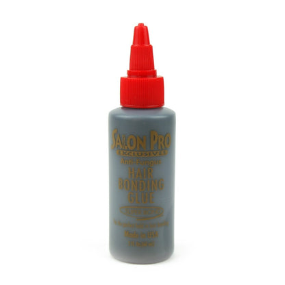Salon Pro Anti-Fungus Hair Bonding Glue - 2 oz Professional Adhesive for Hair Extensions & Wigs