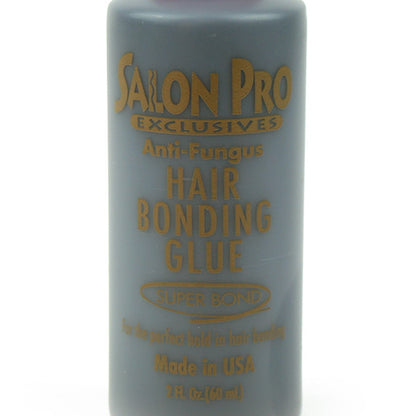 Salon Pro Anti-Fungus Hair Bonding Glue - 2 oz Professional Adhesive for Hair Extensions & Wigs