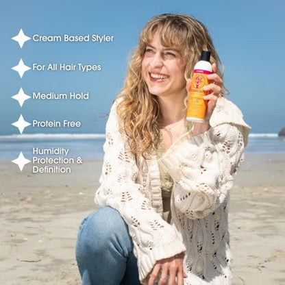 Jessicurl Confident Coils Styling Solution - Citrus Lavender, 8 Fl Oz - Curl Cream for Humidity & Frizz Control
