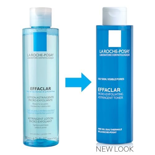 La Roche-Posay Effaclar Astringent Face Toner for Oily Skin - Minimizes Pores & Smooths Texture with Exfoliating LHAs - 6.76 Fl Oz Avelisse