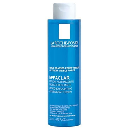 La Roche-Posay Effaclar Astringent Face Toner for Oily Skin - Minimizes Pores & Smooths Texture with Exfoliating LHAs - 6.76 Fl Oz Avelisse