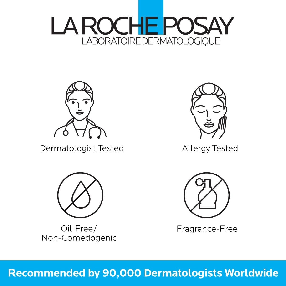 La Roche-Posay Effaclar Astringent Face Toner for Oily Skin - Minimizes Pores & Smooths Texture with Exfoliating LHAs - 6.76 Fl Oz Avelisse