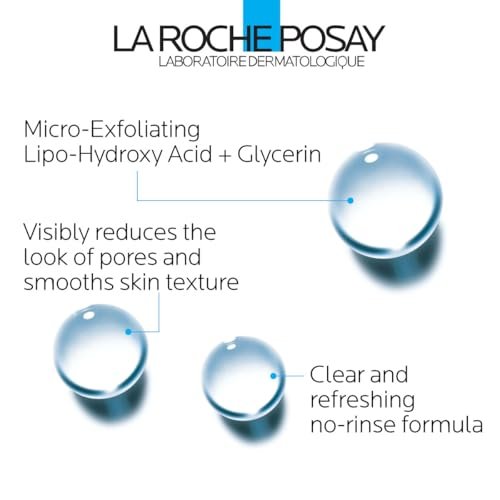 La Roche-Posay Effaclar Astringent Face Toner for Oily Skin - Minimizes Pores & Smooths Texture with Exfoliating LHAs - 6.76 Fl Oz Avelisse