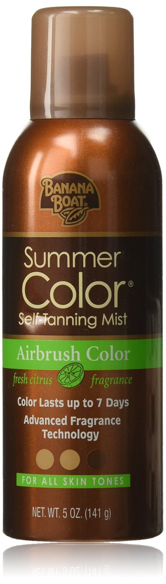Banana Boat Summer Color Self Tanning Mist Airbrush Dark/Navy 5 oz Avelisse