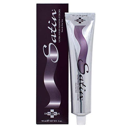 Satin Haircolor 10A Ultra Light Ash Blonde - Permanent Hair Dye for Salon-Quality Color at Home