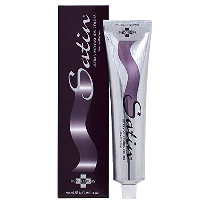 Satin Haircolor 10A Ultra Light Ash Blonde - Permanent Hair Dye for Salon-Quality Color at Home