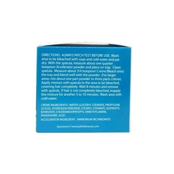 Jolen Creme Bleach Original Formula – Gentle Facial Hair Bleach, 4 oz Avelisse