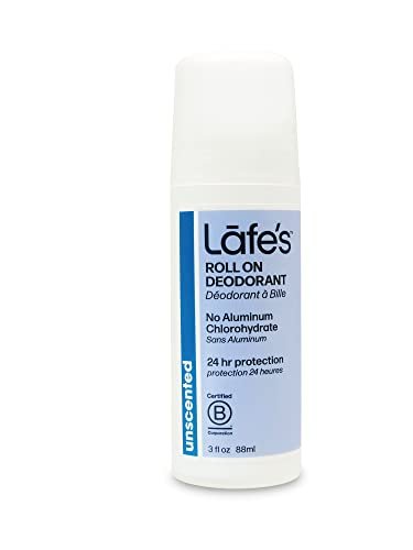 Lafe's Natural Deodorant Roll-On, 3 oz, Unscented, Aluminum Free, Paraben Free, Baking Soda Free, 24-Hour Protection - görsel 2