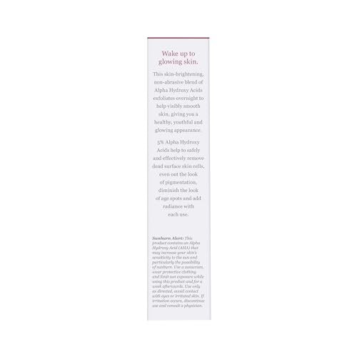 DERMA E Essentials Overnight Peel – Vegan, Gluten-Free Nourishing Facial Exfoliant with Alpha Hydroxy Acid and Lactic Acid, 2 fl oz - görsel 4