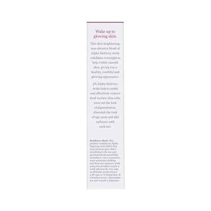 DERMA E Essentials Overnight Peel – Vegan, Gluten-Free Nourishing Facial Exfoliant with Alpha Hydroxy Acid and Lactic Acid, 2 fl oz