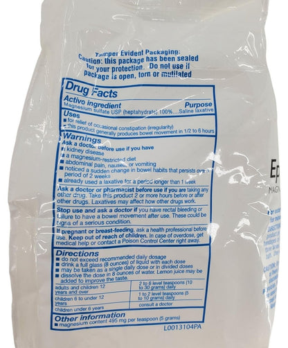 Swan Epsom Salt - 16 oz Premium Bath Salt for Muscle Relief and Relaxation