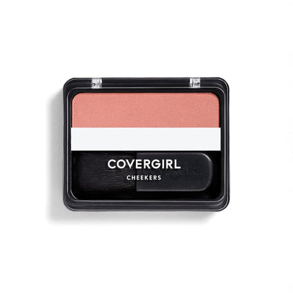 COVERGIRL Cheekers Blendable Powder Blush - Iced Cappuccino, 0.12 oz - Natural Flush for All Skin Tones