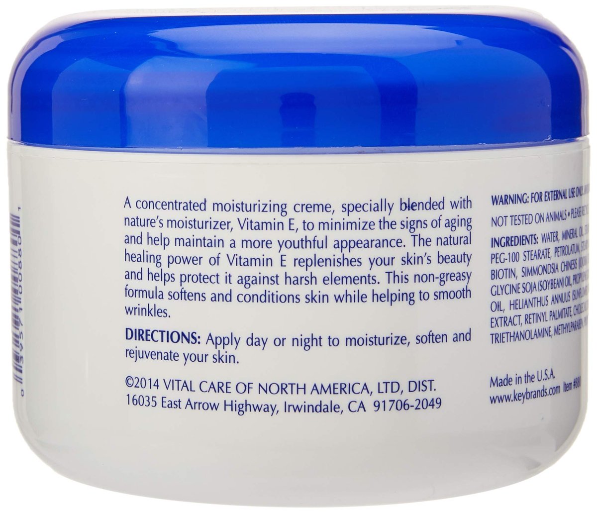 Vital Care Vitamin E Crème – Age-Defying Face Moisturizer for Men & Women, 8 Fl Oz - görsel 3