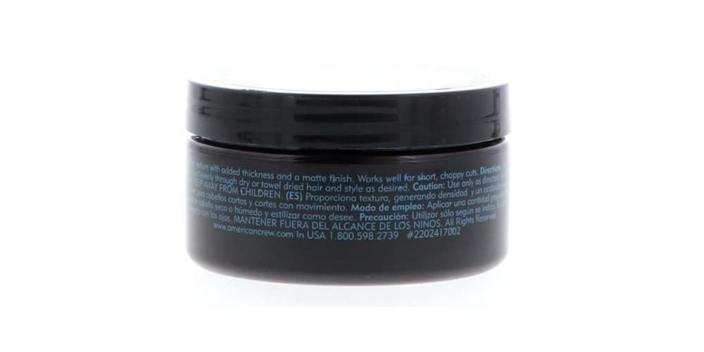 American Crew Classic Fiber 3.53 oz – High Hold, Matte Finish Hair Styling for Men Avelisse