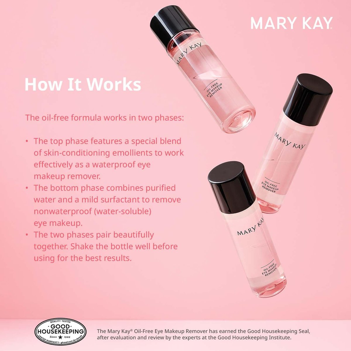 Mary Kay Oil-Free Eye Makeup Remover – Gentle & Effective, 3.75 fl. oz. Avelisse