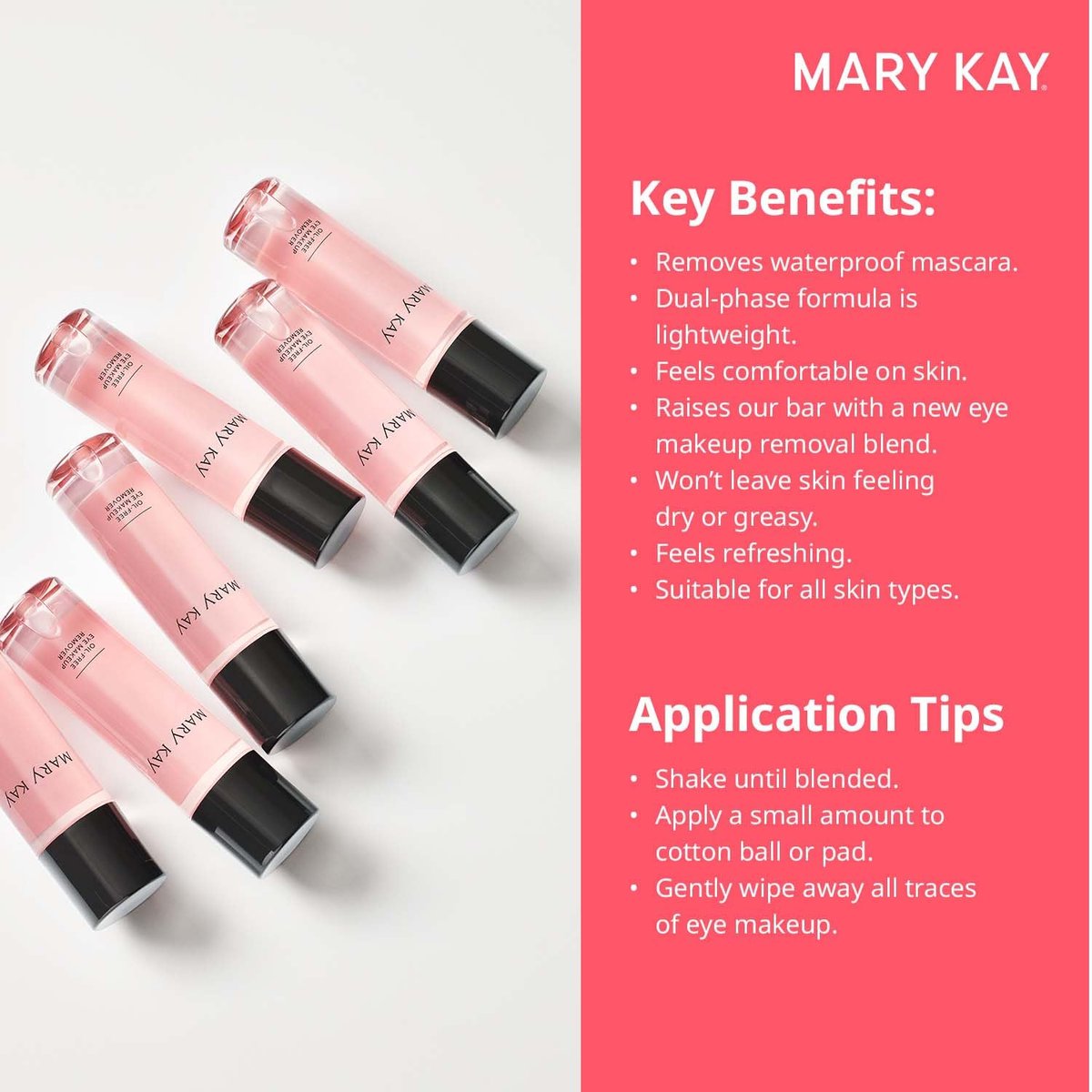 Mary Kay Oil-Free Eye Makeup Remover – Gentle & Effective, 3.75 fl. oz. Avelisse