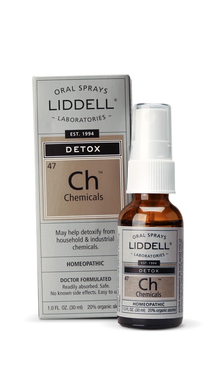 Liddell Homeopathic Chemical Detox Spray – 1 Fl Oz Natural Detox Support - görsel 1