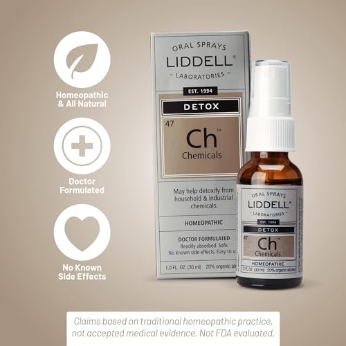 Liddell Homeopathic Chemical Detox Spray – 1 Fl Oz Natural Detox Support - görsel 12