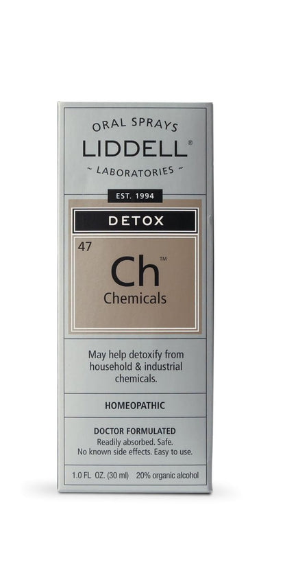 Liddell Homeopathic Chemical Detox Spray – 1 Fl Oz Natural Detox Support