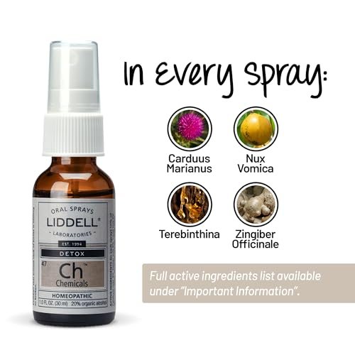 Liddell Homeopathic Chemical Detox Spray – 1 Fl Oz Natural Detox Support - görsel 8