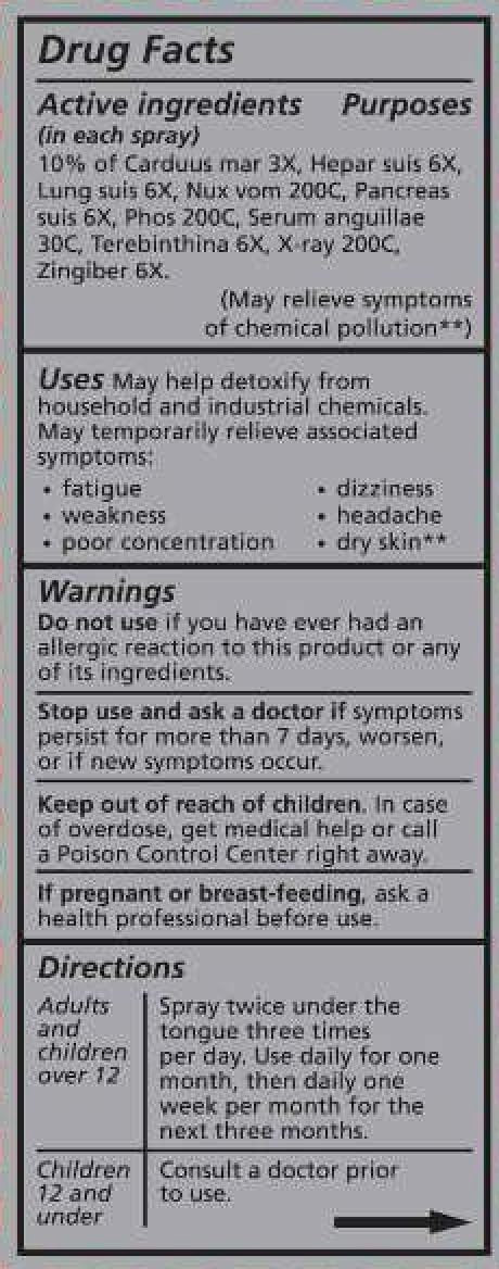 Liddell Homeopathic Chemical Detox Spray – 1 Fl Oz Natural Detox Support - görsel 3