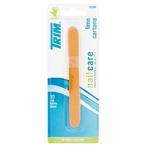 Trim Emery Boards 10 Count - Classic Nail Files for Natural & Acrylic Nails - görsel 2