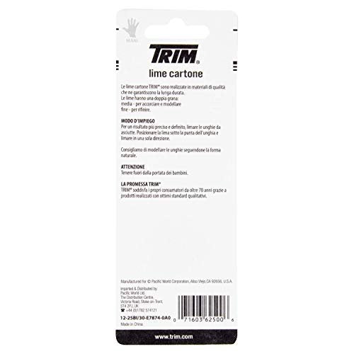 Trim Emery Boards 10 Count - Classic Nail Files for Natural & Acrylic Nails - görsel 6
